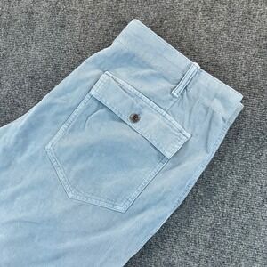 Outerknown Seventyseven Cord Utility Shorts Mens 36 Blue Cotton Corduroy Utility